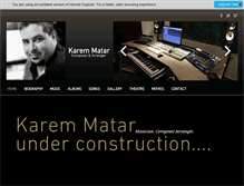 Tablet Screenshot of karemmatar.com